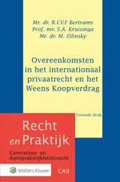 Omslag van Overeenkomsten in het internationaal privaatrecht en het Weens Koopverdrag