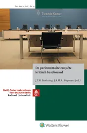 Omslag van De parlementaire enquête kritisch beschouwd