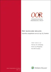 Omslag van Het bancaire belang