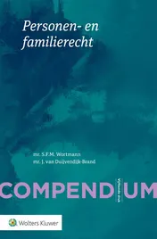 Omslag van Compendium van het personen- en familierecht