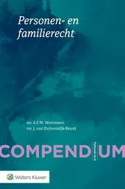 Omslag van Compendium van het personen- en familierecht