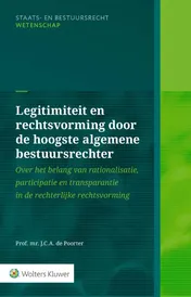 Omslag van Legitimiteit en rechtsvorming door de hoogste algemene bestuursrechter