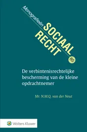 Omslag van De verbintenisrechtelijke bescherming van de kleine opdrachtnemer