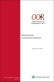 Omslag van Hoofdelijke aansprakelijkheid