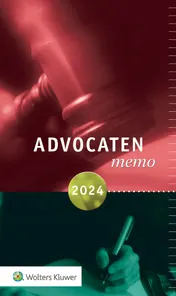 Omslag van Advocatenmemo 2024