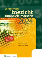 Omslag van Wetgeving toezicht financiële markten 2024
