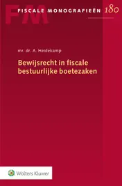 Omslag van Bewijsrecht in fiscale bestuurlijke boetezaken