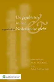 Omslag van De psychiatrie in het Nederlandse recht