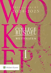 Omslag van Collegebundel 2024-2025