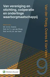 Omslag van Van vereniging & stichting, coöperatie en onderlinge waarborgmaatschappij