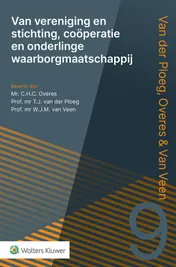 Omslag van Van vereniging & stichting, coöperatie en onderlinge waarborgmaatschappij