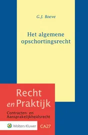 Omslag van Het algemene opschortingsrecht