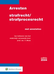 Omslag van Arresten strafrecht/strafprocesrecht 2024