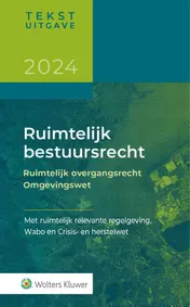 Omslag van Tekstuitgave Ruimtelijk bestuursrecht 2024/1
