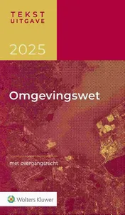 Omslag van Tekstuitgave Omgevingswet 2025