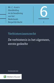 Omslag van De verbintenis in het algemeen, eerste gedeelte
