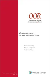 Omslag van Winstafdracht in het privaatrecht