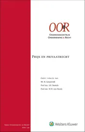 Omslag van Prijs en privaatrecht