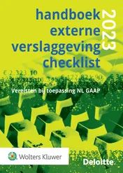 Omslag van Handboek externe verslaggeving checklist 2023