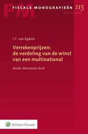 Omslag van Verrekenprijzen; de verdeling van de winst van een multinational