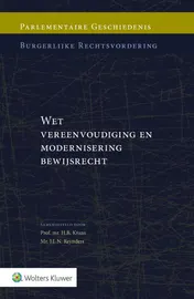 Omslag van Wet vereenvoudiging en modernisering bewijsrecht