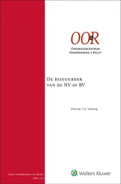 Omslag van De bestuurder van de NV of BV