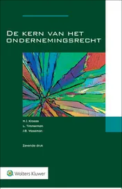 Omslag van De kern van het ondernemingsrecht