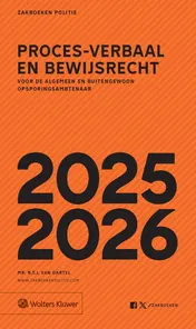 Omslag van Zakboek proces-verbaal en bewijsrecht 2025-2026