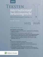 Omslag van Teksten Internationaal belastingrecht 2025/2026