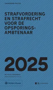 Omslag van Zakboek strafvordering en strafrecht voor de opsporingsambtenaar 2025