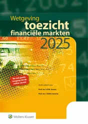 Omslag van Wetgeving toezicht financiële markten 2025