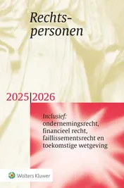 Omslag van Rechtspersonen 2025/2026