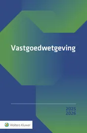 Omslag van Vastgoedwetgeving 2025-2026
