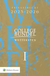 Omslag van Collegebundel 2025-2026