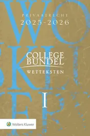 Omslag van Collegebundel 2025-2026 Limited Edition