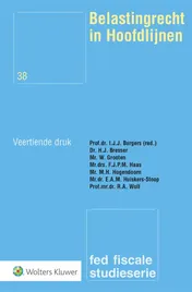 Omslag van Belastingrecht in hoofdlijnen