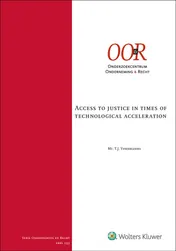 Omslag van Access to justice in times of technological acceleration