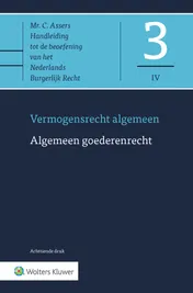 Omslag van Algemeen goederenrecht