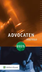 Omslag van Advocatenmemo 2025