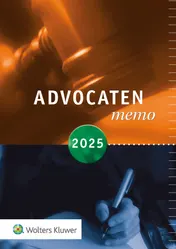Omslag van Advocatenmemo 2025