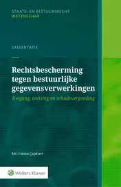 Omslag van Rechtsbescherming tegen bestuurlijke gegevensverwerkingen