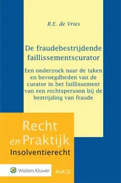 Omslag van De fraudebestrijdende faillissementscurator