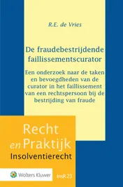 Omslag van De fraudebestrijdende faillissementscurator