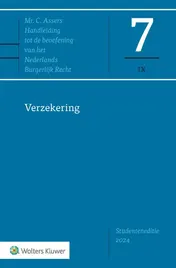 Omslag van Asser 7-IX Verzekering - Studenteneditie - 2024