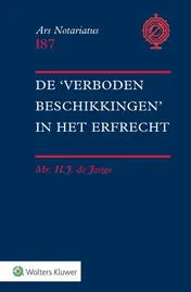 Omslag van De 'verboden' beschikkingen in het erfrecht