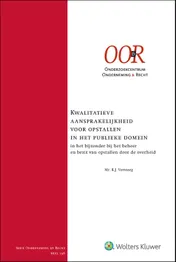 Omslag van Kwalitatieve aansprakelijkheid voor opstallen in het publieke domein