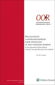 Omslag van Kwalitatieve aansprakelijkheid voor opstallen in het publieke domein