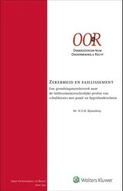 Omslag van Zekerheid en faillissement