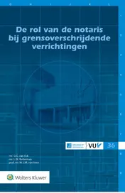 Omslag van De rol van de notaris bij grensoverschrijdende verrichtingen