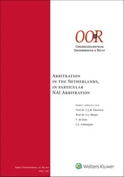 Omslag van Arbitration in the Netherlands, in particular NAI Arbitration